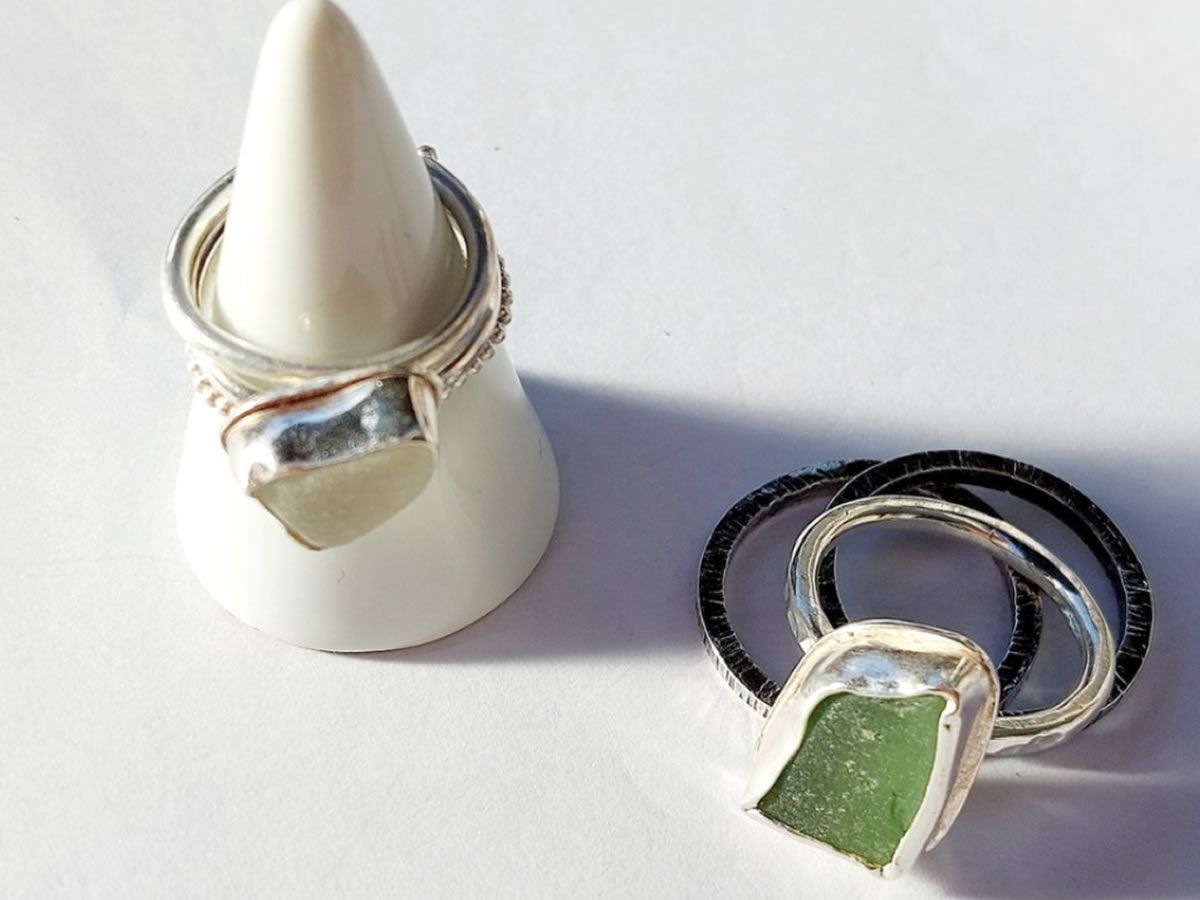 Sea Glass Stacking Ring Workshop