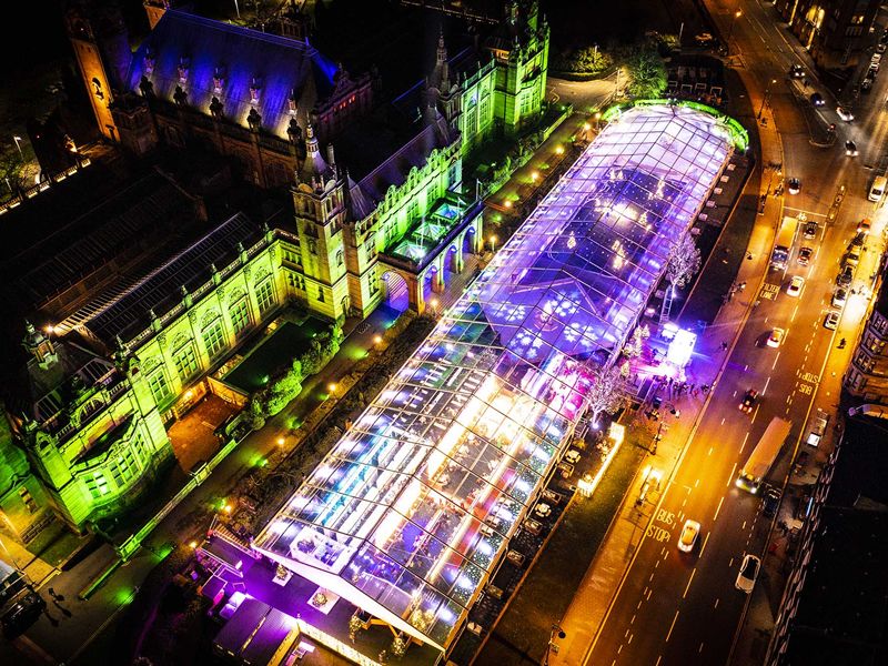 The biggest ever ice rink in Scotland opens today!