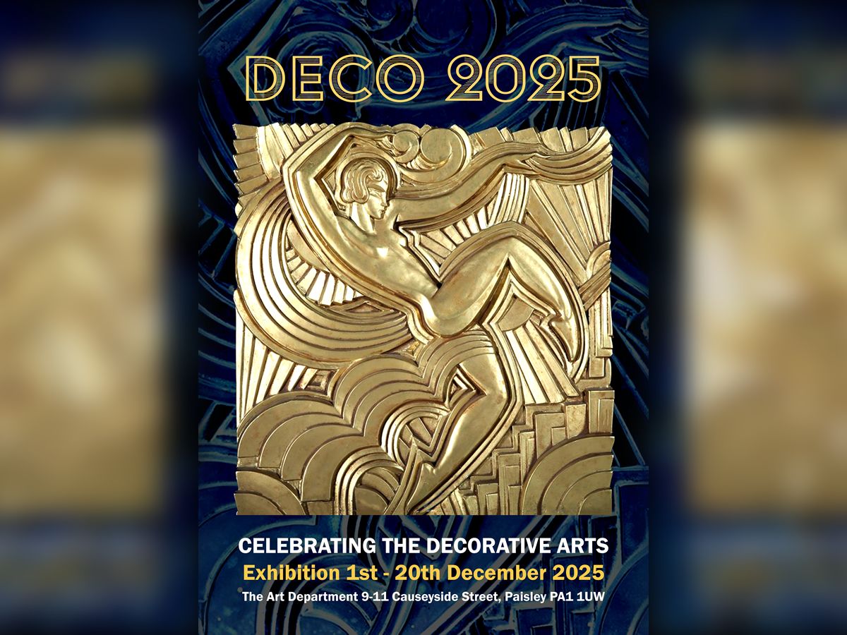 A celebration of Art Deco to open at The Art Department Paisley