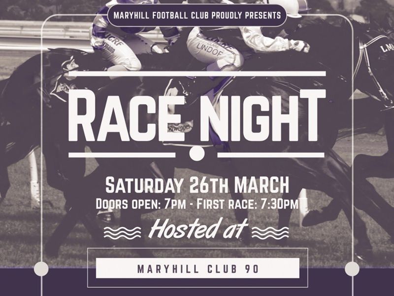 Maryhill FC Race Night
