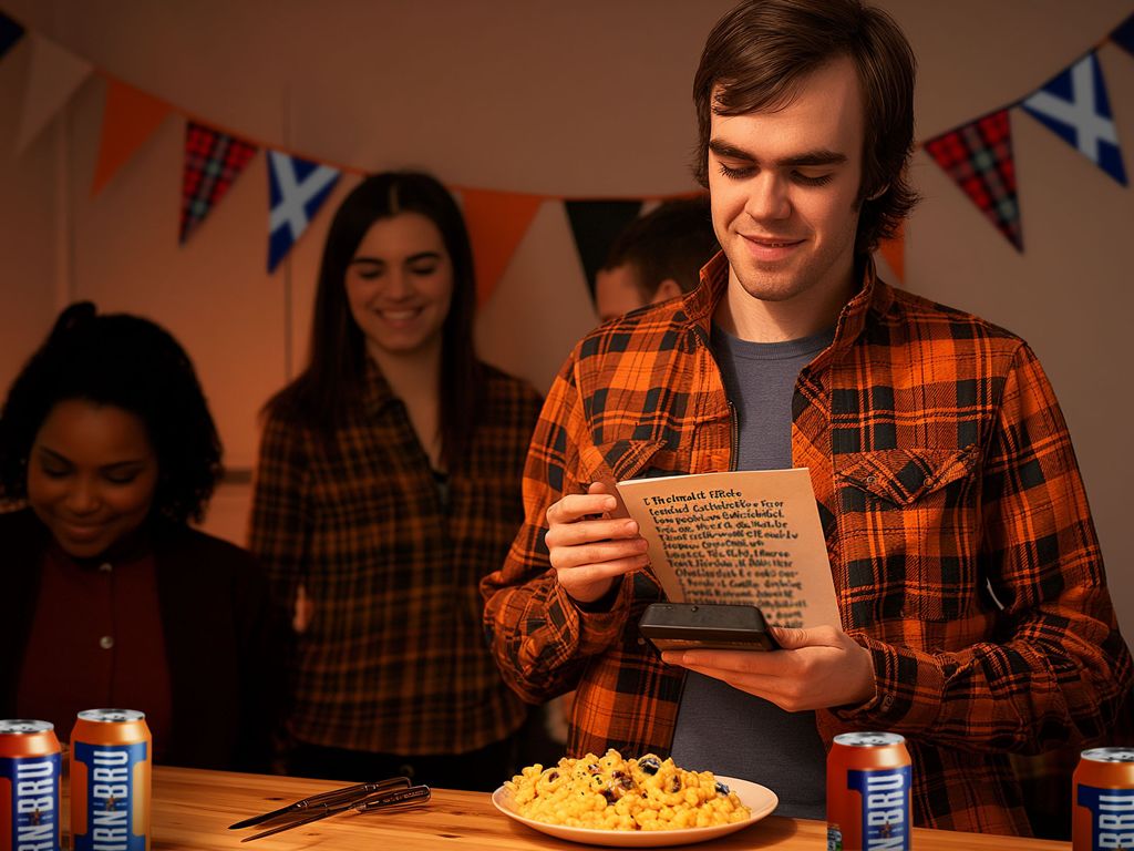 Irn Bru release AI images of Rabbie Burns partying in 2024