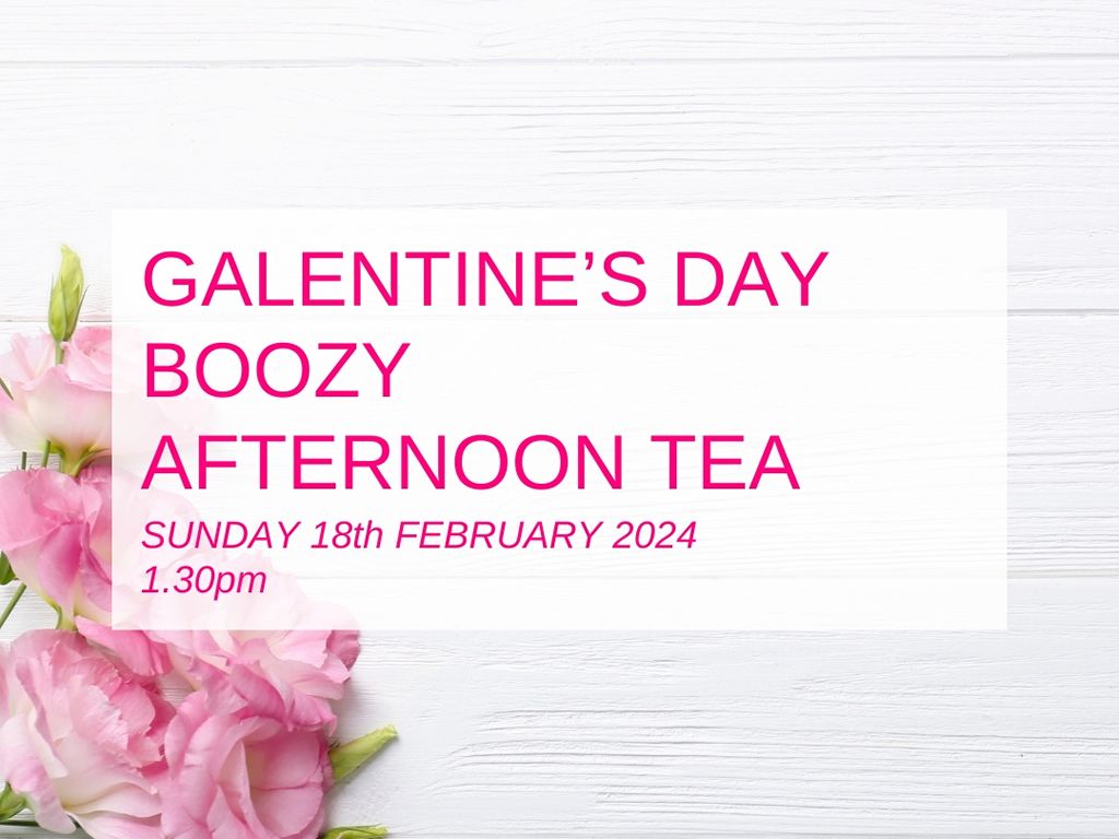 Galentine’s Day Boozy Afternoon Tea