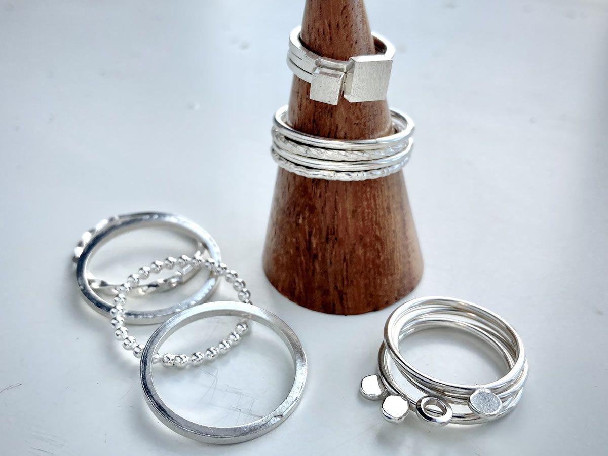 Silver Stacking Rings Workshop