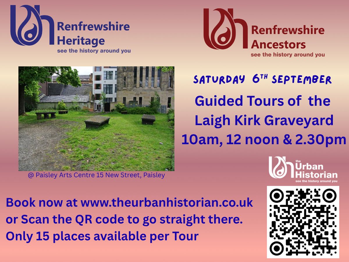Doors Open Days: Graveyard Tours at Paisley Arts Centre