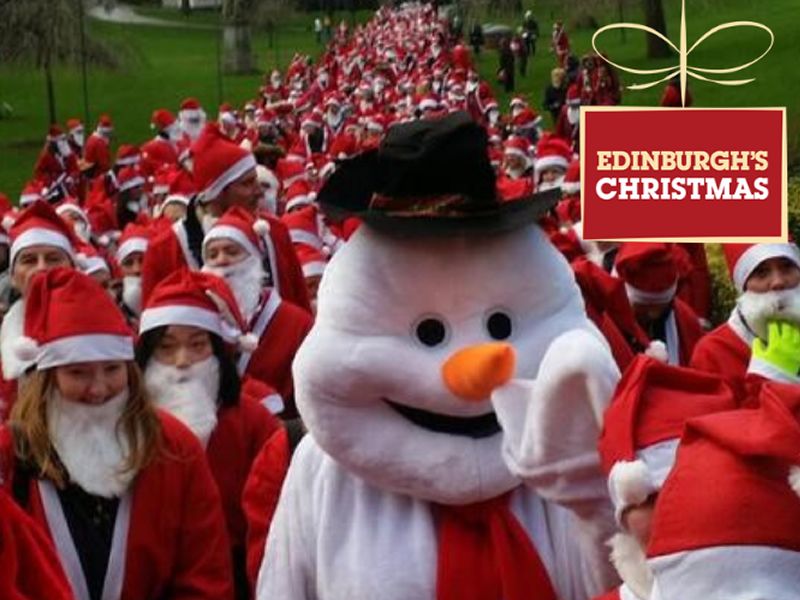 Edinburgh Santa Fun Run & Walk