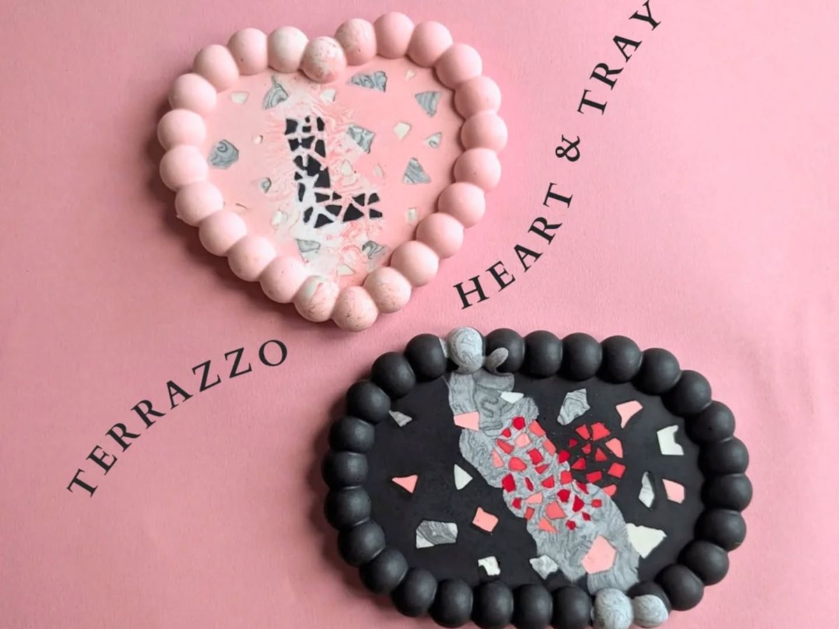 A Private Palentine’s - Valentine’s Eco-Resin Date: Crafting Terrazzo Heart and Tray