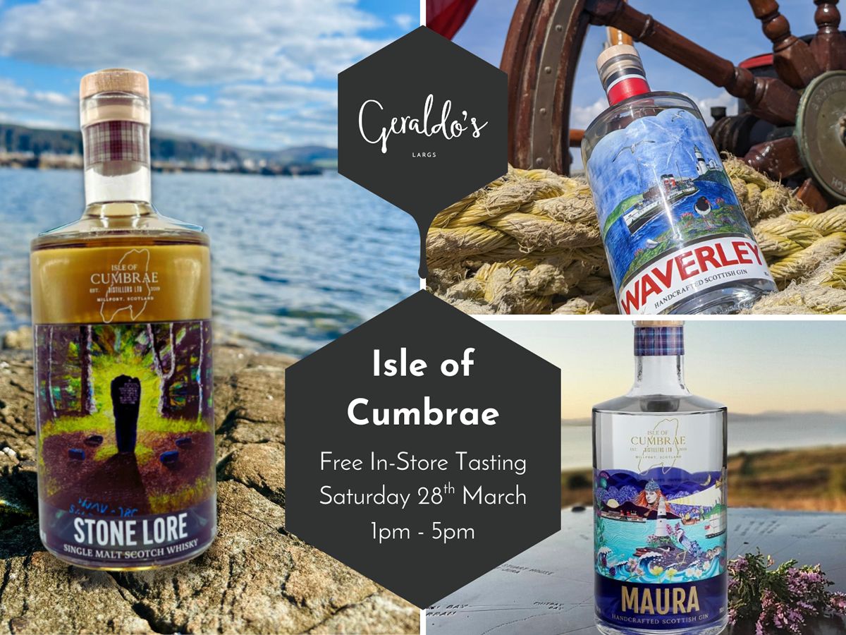 FREE Isle of Cumbrae Spirits In-Store Tasting