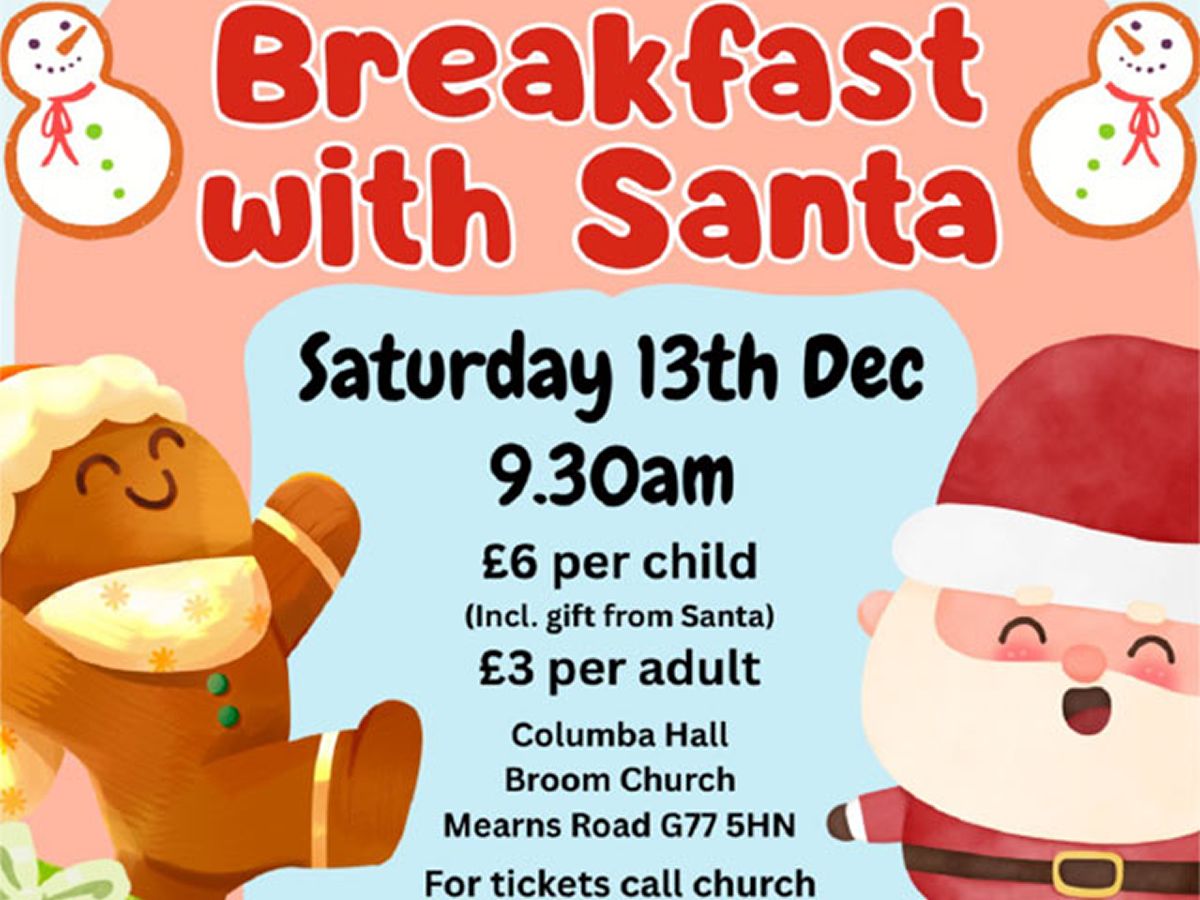 Broom Church Breakfast With Santa