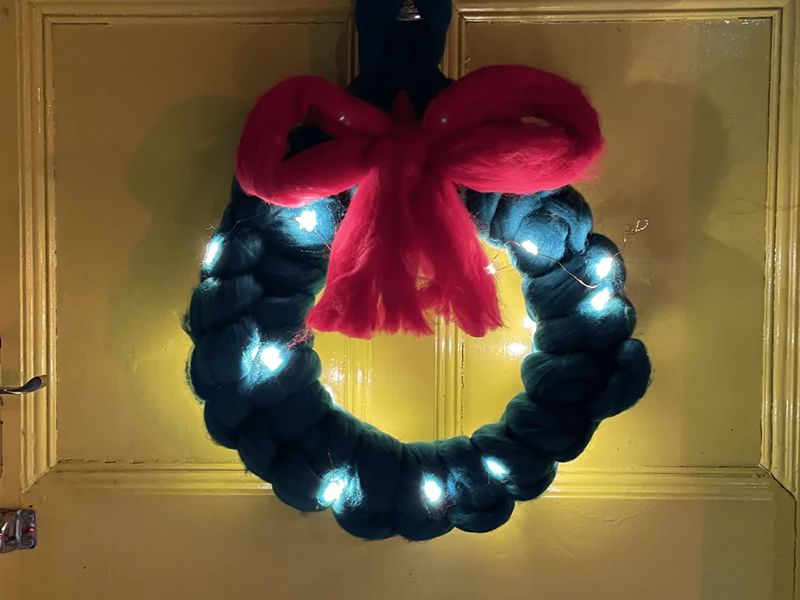 Xmas Woolly Wreath Making with Braw Wee