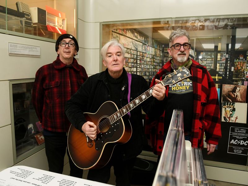 The Bluebells launch new Riverside Museum display celebrating golden era record stores in Glasgow