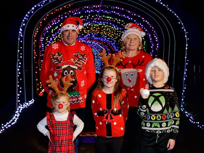Beecraigs Festive Forest lights up with spirit of Christmas