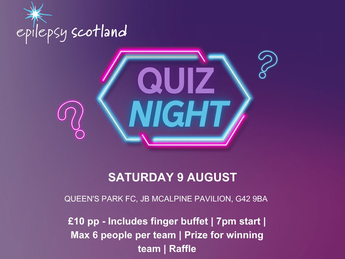 Quiz Night - Epilepsy Scotland & Queen’s Park FC