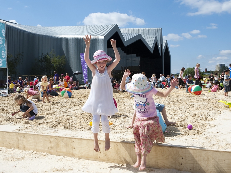 Riverside Museum Summer Beach