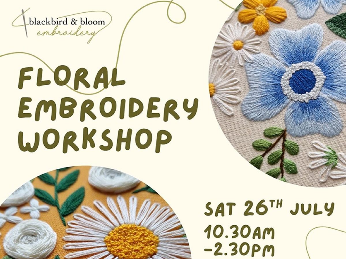 Floral Embroidery Workshop