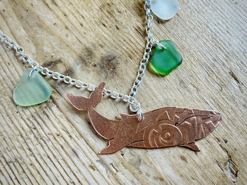 Silver and Sea Glass Charms