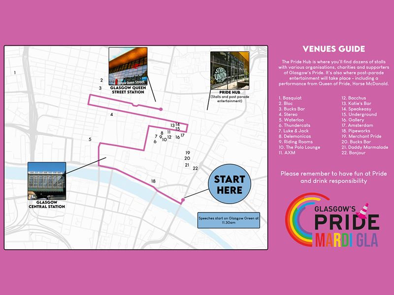 Route Confirmed For Pride Mardi GLA News What s On Glasgow