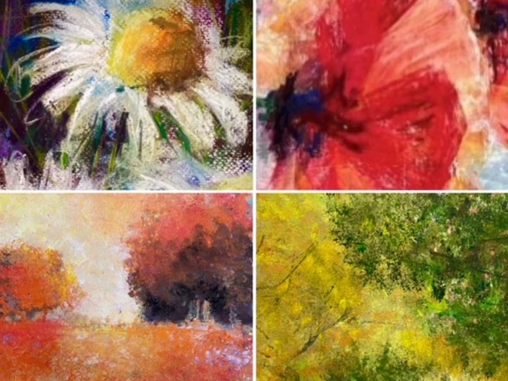 Adult Sunday Art Workshop: Pastel Painting Landscapes and Flowers