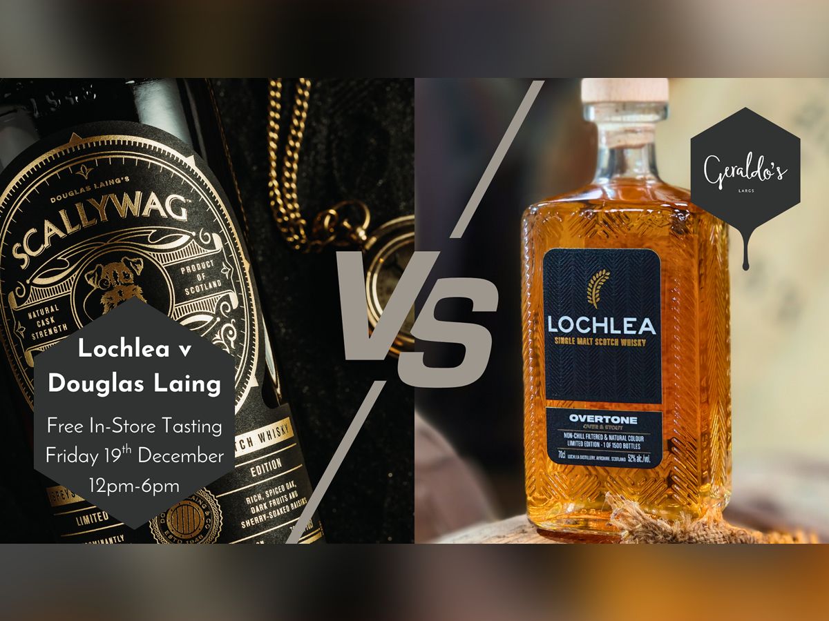 FREE Lochlea vs Douglas Laing Head-to-Head In-Store Tasting