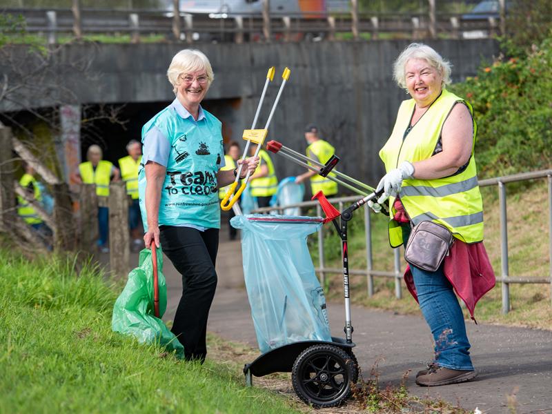 Fast food packaging a priority for a Spotless September volunteers