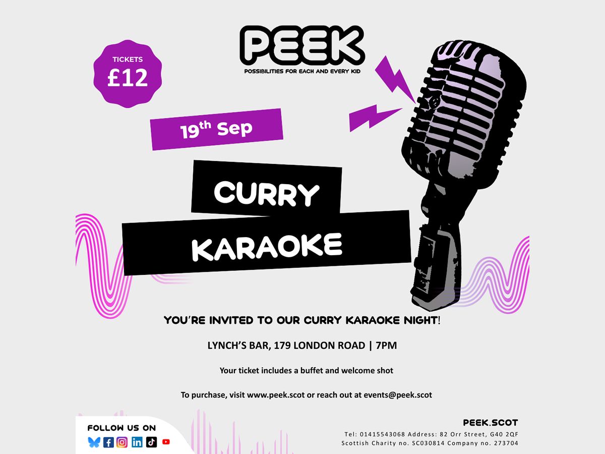 PEEK Charity Curry Karaoke