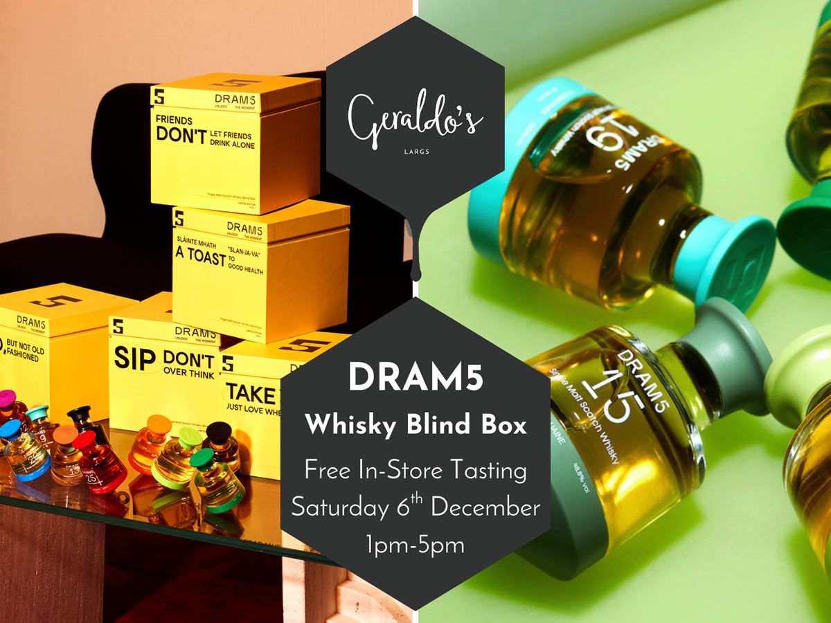 FREE DRAM5 Whisky Tasting