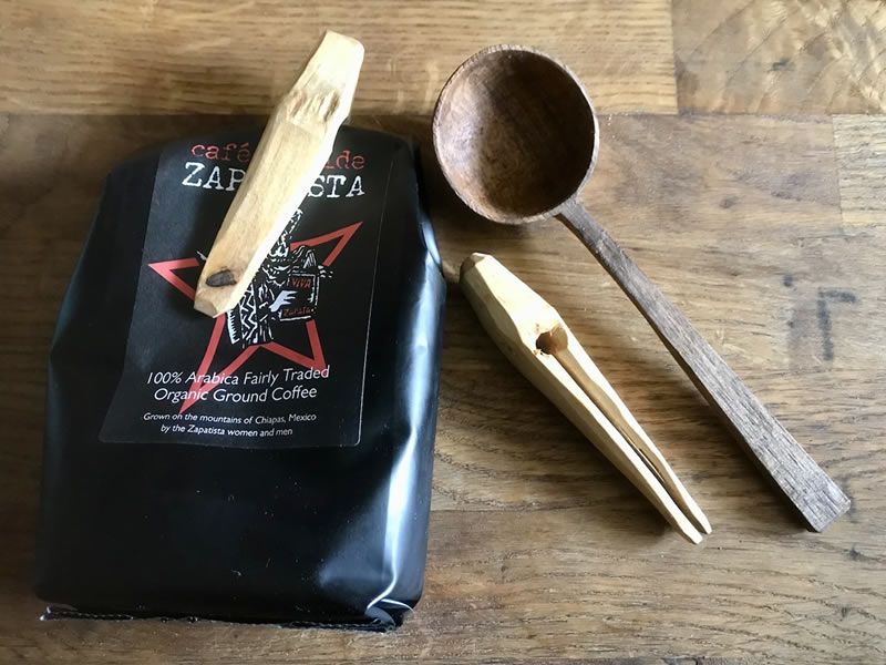 Kitchen Crafts: Make a coffee scoop and bag peg