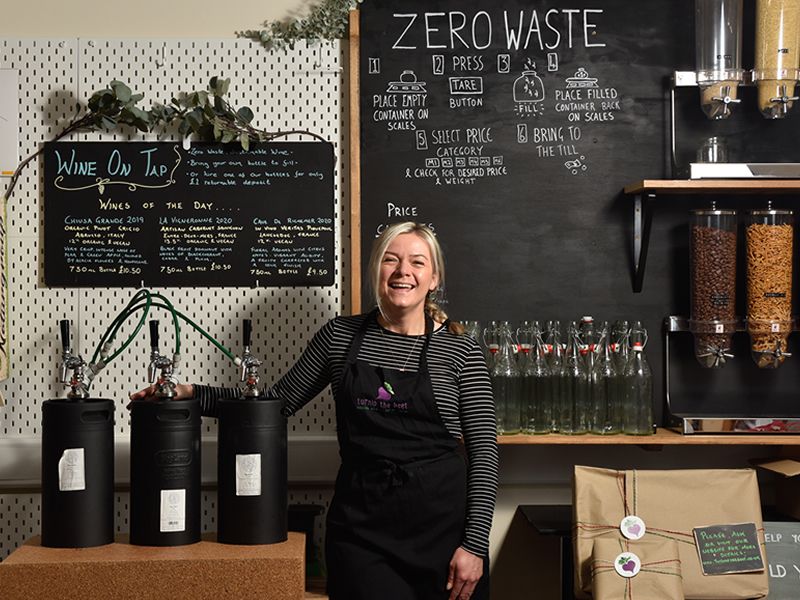 First zero waste wine pop up in Scotland