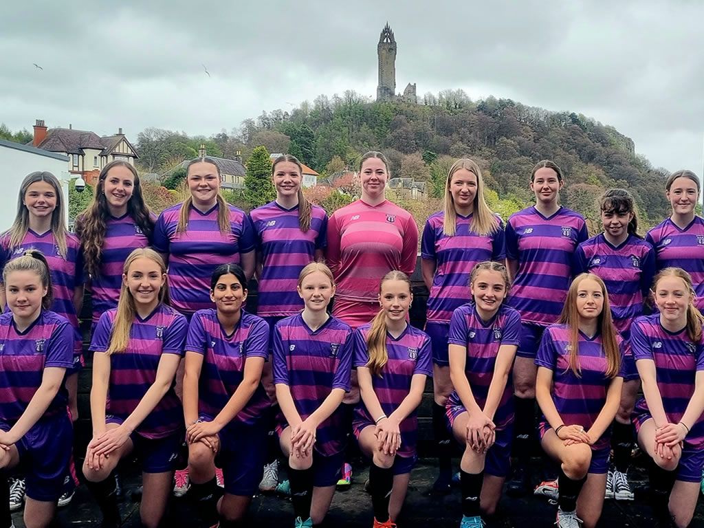 Wallace High girls lean on Stirling football legend as Hampden final beckons