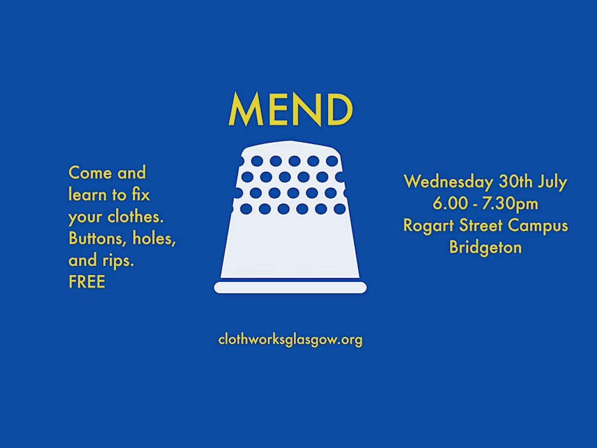MEND - Learn To Fix Your Clothes For Free