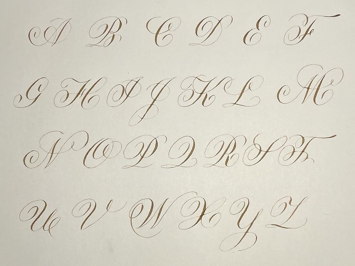 Copperplate Majuscules - Half-Day Workshop
