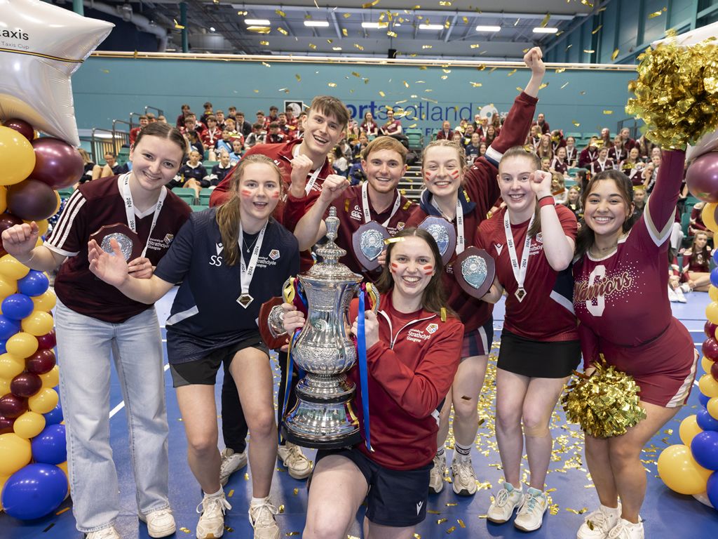 Strathclyde University are crowned winners of the Glasgow Taxis Cup