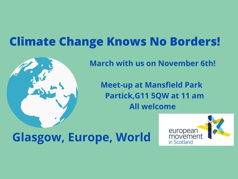 Climate Change Knows No Borders March (COP 26)
