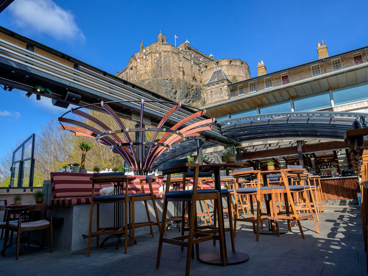 Iconic castle view bar reopens after half a million pound glow up