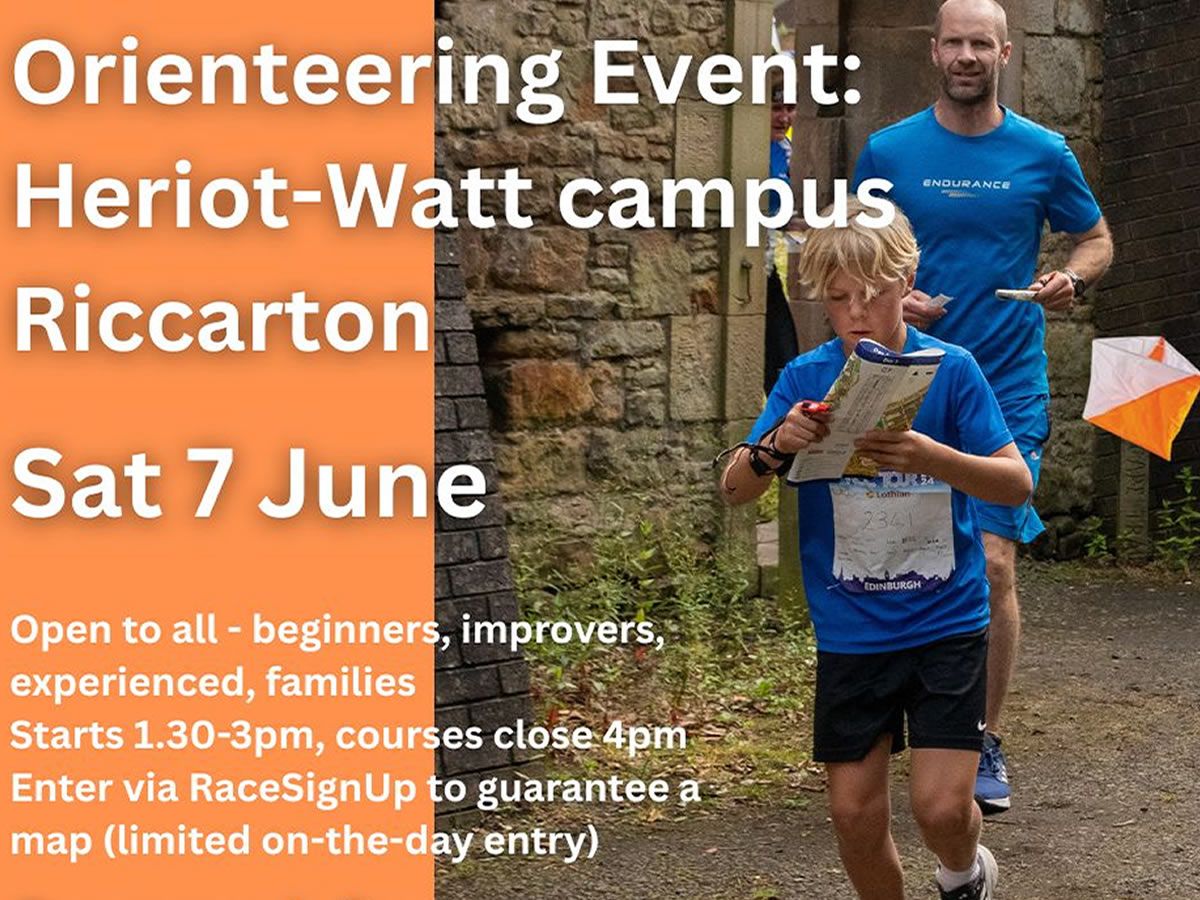 Orienteering at the Heriot-Watt Campus Riccarton