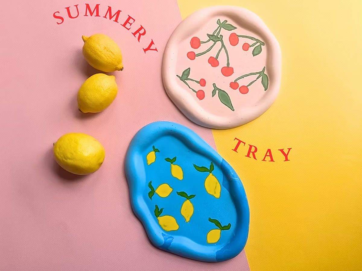 Summery Tray - Eco-resin Craft Workshop