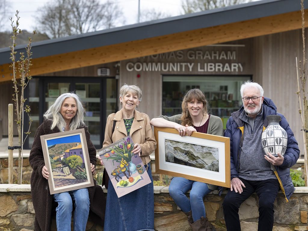 Thomas Graham Library in Strathblane holds First Art Exhibition