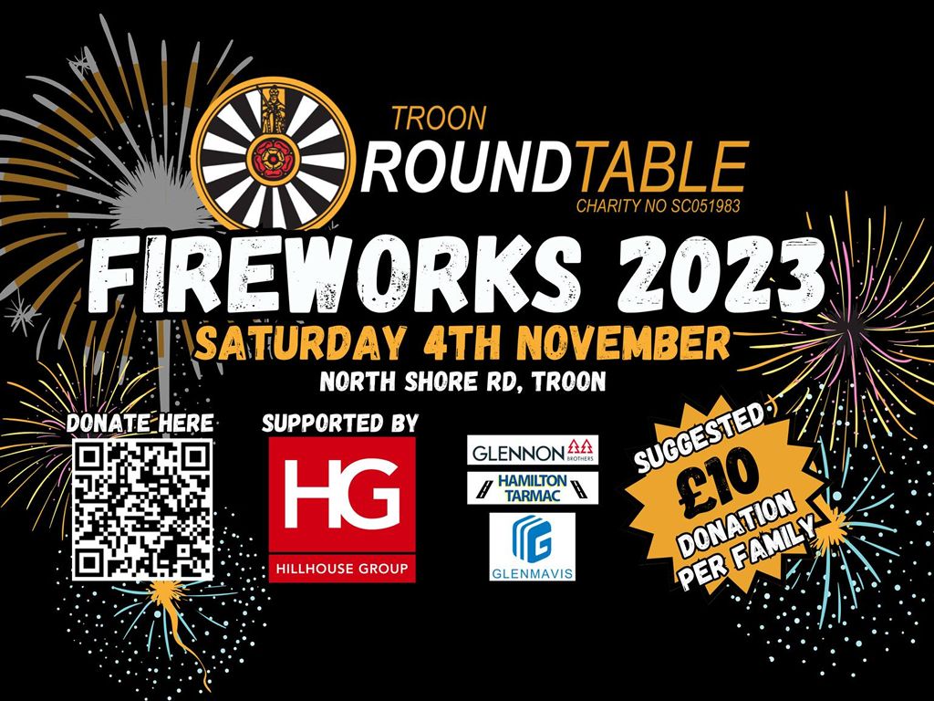 Troon Round Table Fireworks