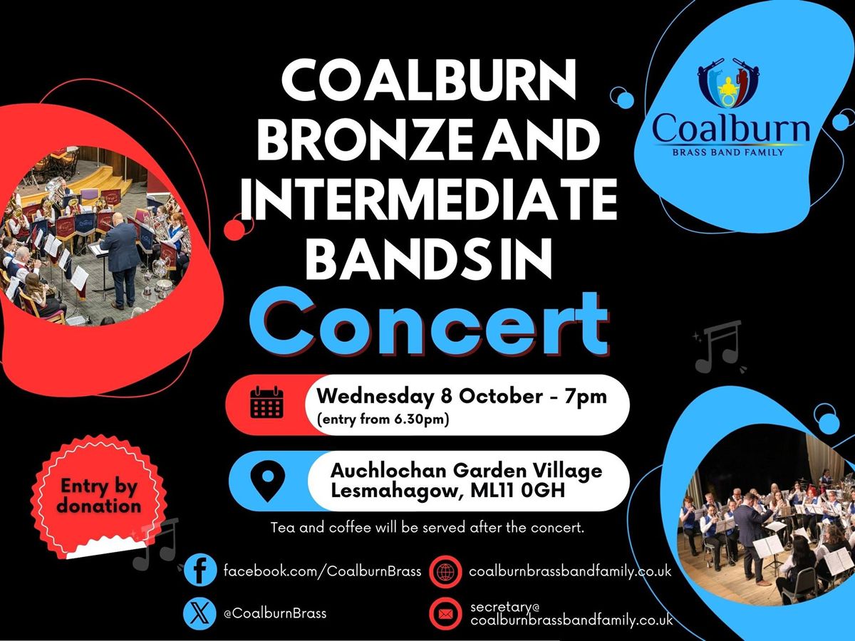 Coalburn Bronze and Intermediate Bands in Concert