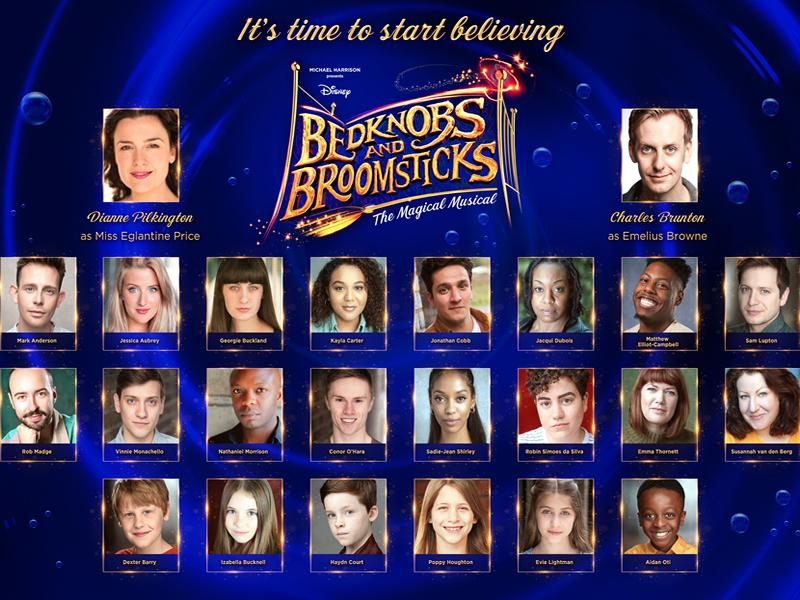 Cast announced for the world premiere stage production of the classic Disney movie, Bedknobs and Broomsticks