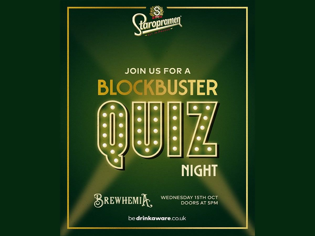Staropramen’s Blockbuster Quiz Night at Brewhemia