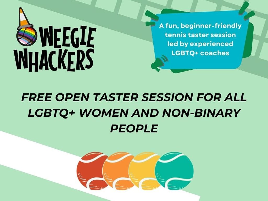 Weegie Whackers Women’s and Non-binary Tennis Taster