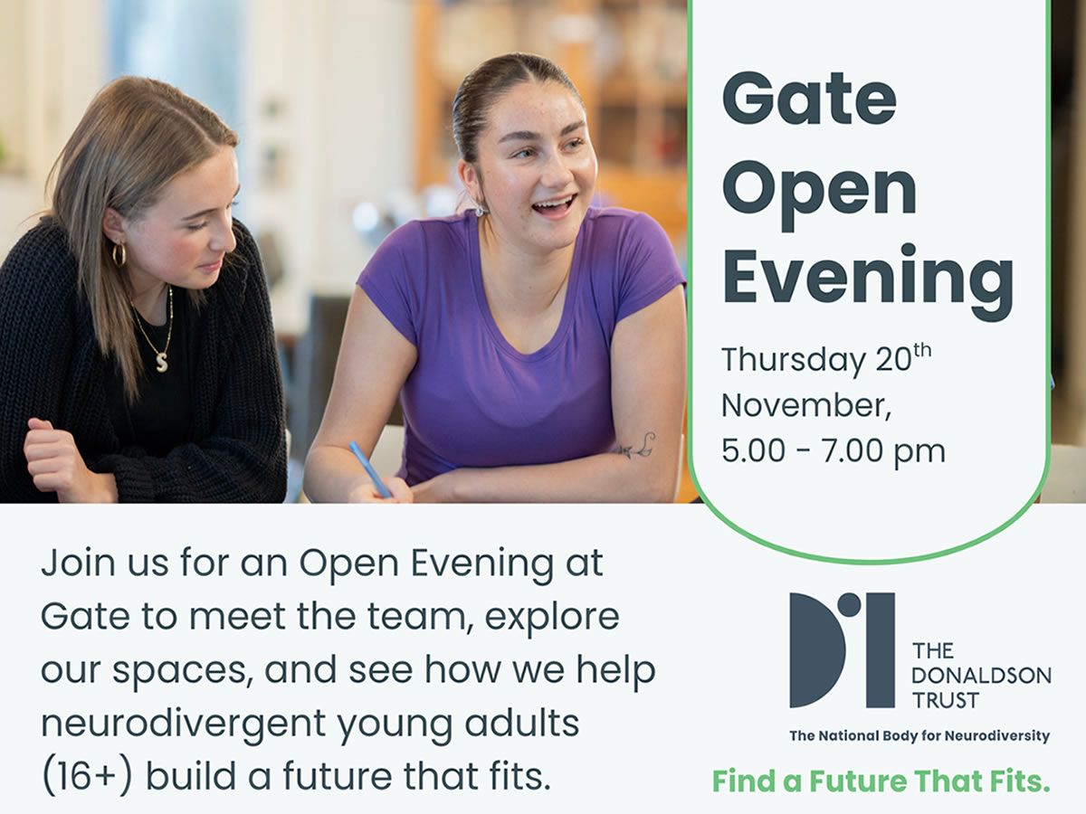 Open Evening: Neurodivergent young people aged 16+