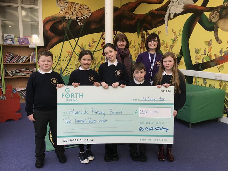 Riverside Primary pupils celebrate Reindeer Trail design win