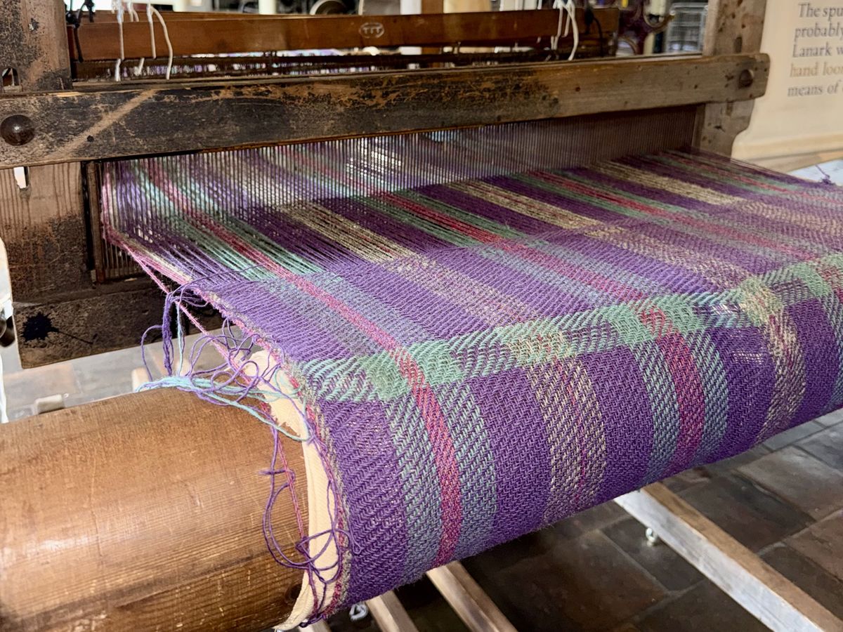 New Lanark launches new weaving workshops celebrating the timeless craft of hand weaving