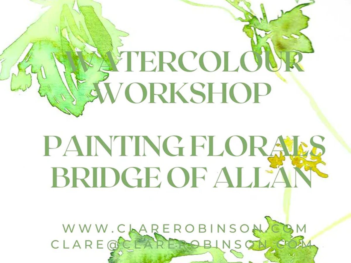 Floral Watercolour Workshop