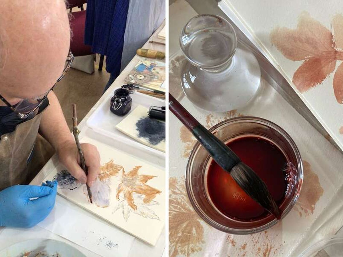 Concertina Book and Natural Dye Making Workshop