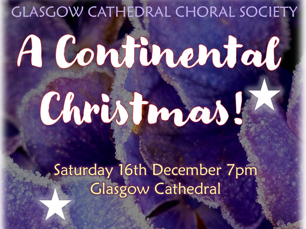 Glasgow Cathedral Choral Society Christmas Concert